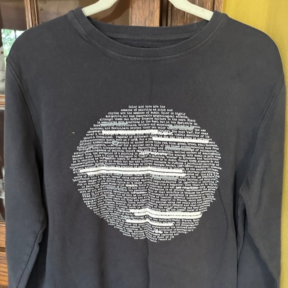 Pull & Bear sweatshirt from their designer shop in NYC - cool graphic